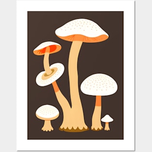 Mushroom Cluster 01 Posters and Art